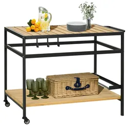 Outsunny - Sonnenschirmständer - 107Lx65Wx80Hcm - Naturholz