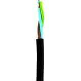 Kabel & Leitungen PVC-Schlauchleitung H05VV-F 2x1, schwarz, Ring, 50 m