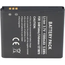 AccuCell Akku passend für Samsung Galaxy S Advance, Samsung GT-I9070, EB535151VU