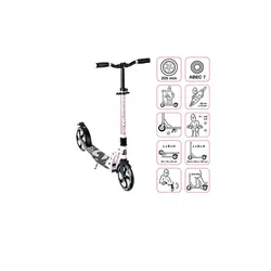 SIX DEGREES Scooter - Tretroller Aluminium 205 mm pastellrosa
