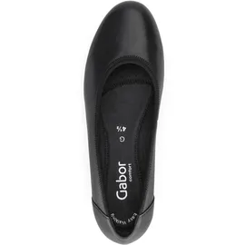 Gabor comfort Ballerinas, - 02.020.57 für Damen, schwarz, 40.5 EU (7 UK)