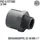 Plimat 32 mm PVC Klebe Fitting Übergangsnippel Pvc-u 32/40 mm x 1 Zoll Klebemuffe/klebestutzen X Außengewinde 10 Bar, Grau