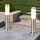 ETC Shop Wegeleuchte Edelstahl IP44 3er Set mit Bewegungsmelder grau