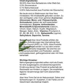 QueenRoyal Aloe Vera Trinkgel 6000 ml