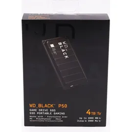 Western Digital Black P50 Game Drive 4 TB USB 3.2 WDBA3S0040BBK-WESN