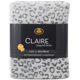 Gözze Decke Claire, anthrazit (BL 150x200 cm) - BL 150x200 cm