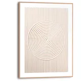 Reinders! Reinders Wandbild 30 x 40 cm Sandy Circles Holz Beige