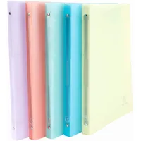 Exacompta 51170E 5er Pack Premium Kunststoff-Ringbuch Chromaline aus flexiblem