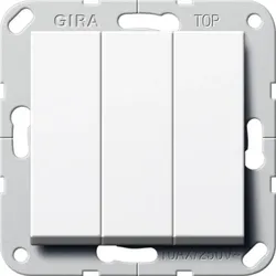 Gira Wippschalter Wechsel 3fach 283203