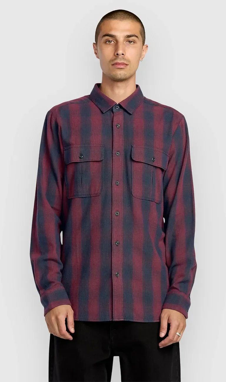 Volcom Shadowstone Flannel Hemd navy Gr. L