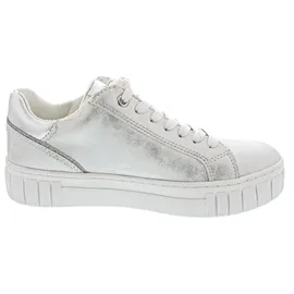 Marco Tozzi Sneaker Damen Weite E Silber (Lt. Grey Comb) 39