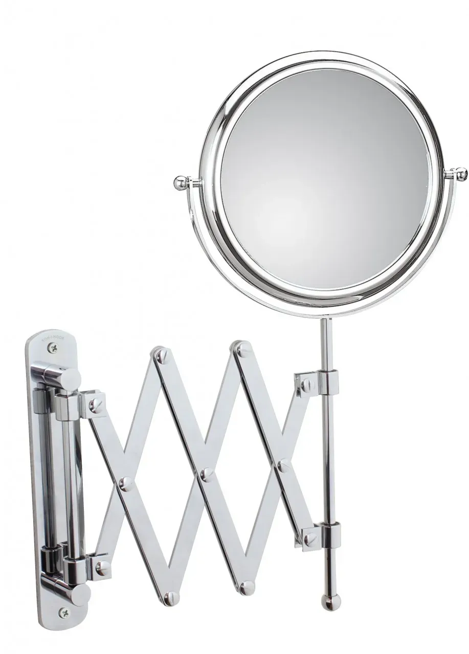 Koh-I-Noor Spiegel mit ausziehbarem Arm Doppiolino x6 Ø18x45x38, Chrom, 48/1KK6 48/1KK6