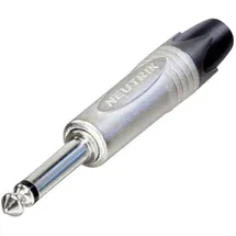 Neutrik NP2X Klinken-Steckverbinder 6.35mm Stecker, gerade Polzahl: 2 Mono Silber 1St.