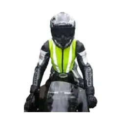 HP Autozubehör 10475, Männlich, Motorrad-Weste, Alle Jahreszeiten, Grün, Muster,