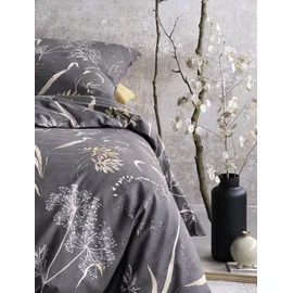 IRISETTE Koala Floral Grau 135 x 200 cm + 80 x 80 cm