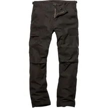 Vintage Industries Cargohose Vintage Industries Klassisch Schwarz XS