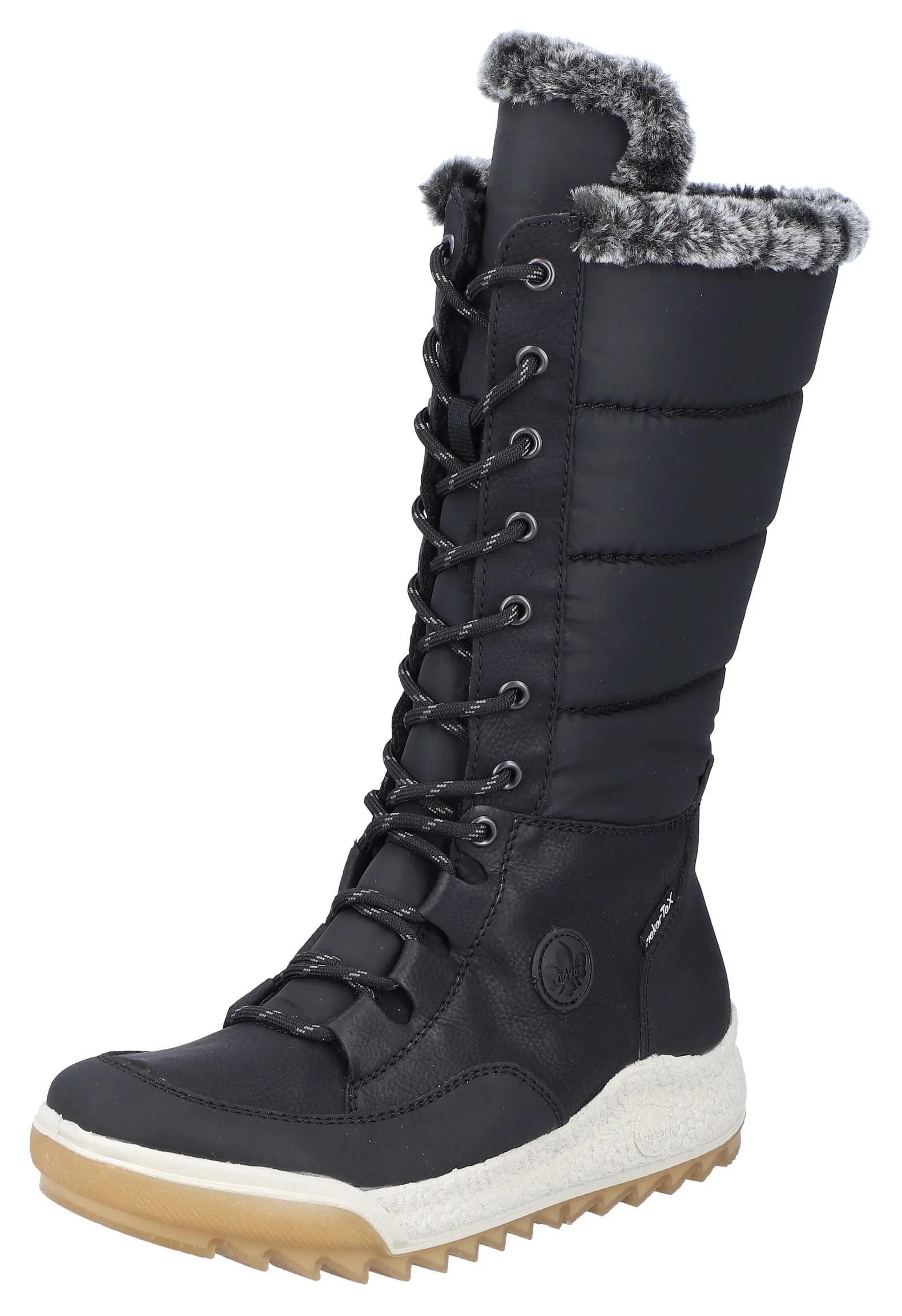 Rieker Winterstiefel, mit Fellimitat-Besatz am Schaftrand Rieker schwarz 36