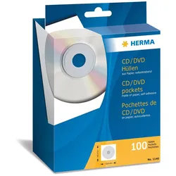 HERMA CD-/DVD-Hülle - weiß