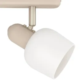 EGLO Corato 3 sandfarben Nickel-matt