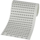 Franken Datumsstreifen magnetisch 12 St. Weiß