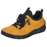Rieker Slip-On Sneaker zum Schlupfen Gr. 37, gelb-schwarz, , 55310004-37