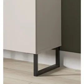 inn.furn Morena TV-Lowboard 185 cm Beige/Schwarz