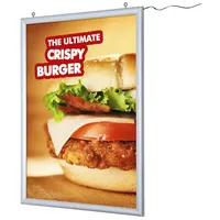 Showdown Displays LED-Leuchtrahmen Doppelseitig DIN A1