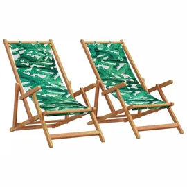 vidaXL Gartenstuhl 61 x 127 x 95 cm grün 2 St.
