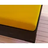 Kayori Spannbettlaken Jersey-Elasthan 200 x 220 cm gelb