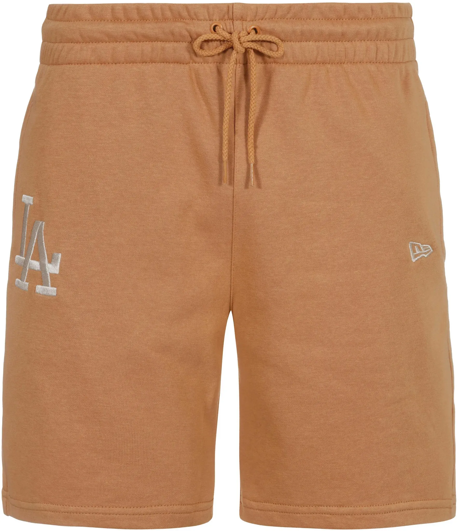 New Era Los Angeles Dodgers Sweatshorts Herren in peach, Größe S - orange