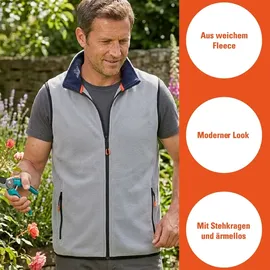 Gardena Herren Fleeceweste Soft Fleece Garten Outdoor Freizeit Polyester
