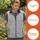 Gardena Herren Fleeceweste Soft Fleece Garten Outdoor Freizeit Polyester