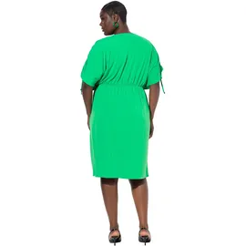 Ulla Popken Midikleid Drapiert Grün 42/44