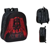 Star Wars Kinderrucksack 3D Star Wars Schwarz 27 x 33 x 10 cm