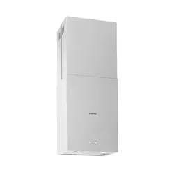 Klarstein Structura Inselabzugshaube Abluft 641 m3/h max. LED-Licht Edelstahl Edelstahl