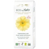 Eco by Naty Damenbinden Normal – Pflanzliche und saugfähige Bio-Hygienebinden ohne Flügel, Menstruationsprodukt aus Bio-Baumwolle, Besser für die weibliche Gesundheit (14 Stück)