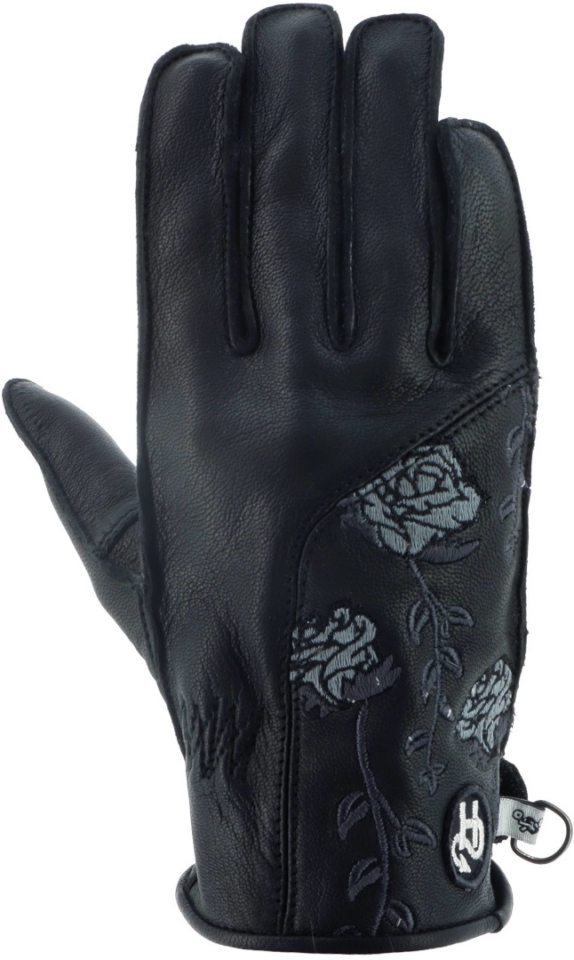 Helstons Flower Sommer Motorrad Handschuhe, schwarz, Größe S für Frauen
