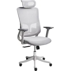 Bürostuhl drehbar PARTNER Stoff Grau