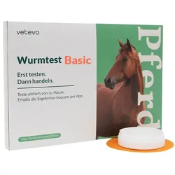 Wurmtest Basic Pferd inkl. Strongyliden, Spulwürmer & Co. 1 St