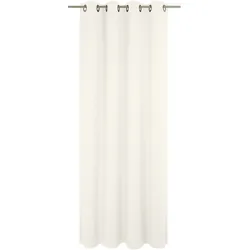 Vorhang WIRTH "Berwick" Gr. 5, beige (natur), B:132cm H:255cm, Jacquard, Baumwolle, Polyester, Gardinen