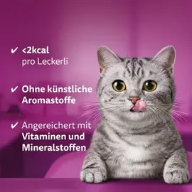 Whiskas whiskas® Katzen-Leckerli Knuspertaschen mit Lachs 180,0 g