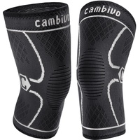 CAMBIVO 2 x Kniebandage Damen Männer, Orthopädische Kniebandage hilfreich Erholung bei Meniskusriss, ACL und Arthritis, Bandage Knie für Laufen, Wandern, Joggen, Sport, Volleyball
