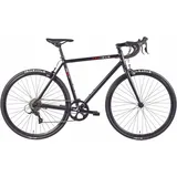 redloud Rennrad FA.02, 8 Gang Shimano Shimano Sora Schaltwerk, Kettenschaltung schwarz 54 cm