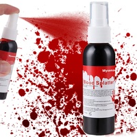 Mysense Kunstblut-Make-up-Spray, 60 ml, Halloween, realistisches Kunstblut für Kleidung, Blutspritzer für Zombie-Monster, Vampir-Clown-Kostüm, Cosplay-Make-up, 1 Stück