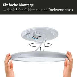 Paulmann LED Panel Atria Shine rund 400mm 323W 3680lm / 280lm 3000K Weiß