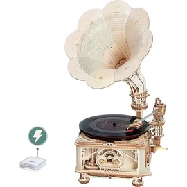 ROKR 3D-Puzzle 'Classical Gramophone' (Electric Version)
