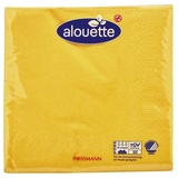 alouette Servietten gelb 3-lagig 16,5 x 16,5 cm 30 St.