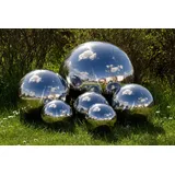 Köhko Gartenkugel 8 cm Silber