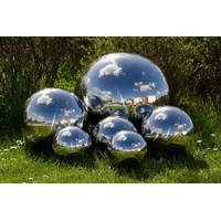 Köhko Gartenkugel 8 cm Silber