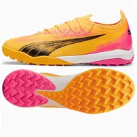 Puma Ultra Ultimate Cage Kunstrasenschuhe Herren Sun Stream/Black/Sunset Glow 43